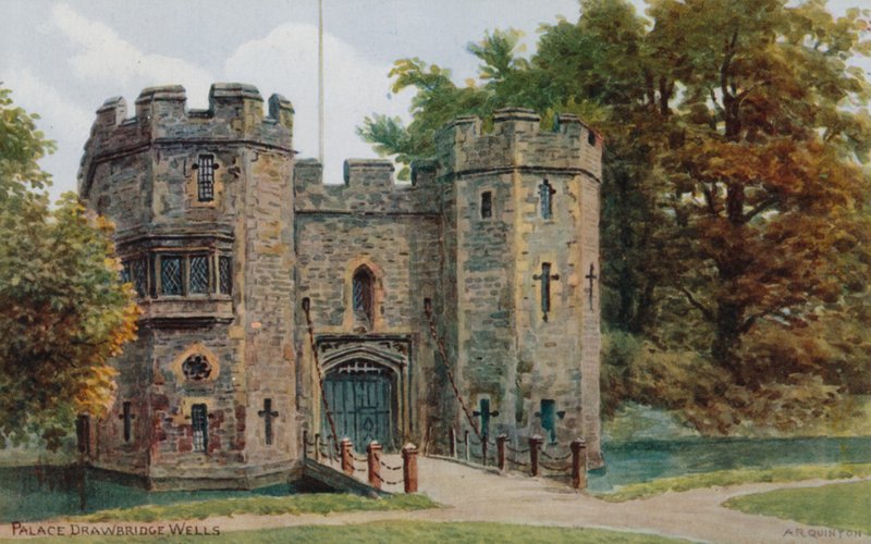 Palace Drawbridge，威尔斯 作者 阿尔弗雷德·罗伯特·昆顿