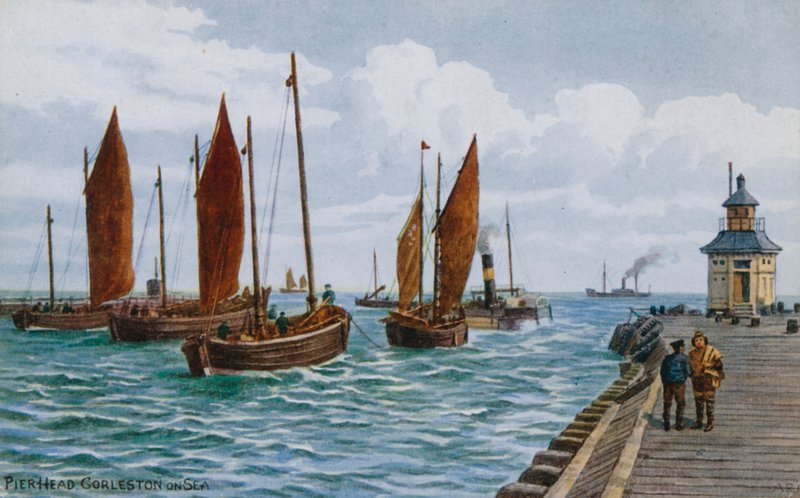 Pier Head，Gorleston-on-Sea 作者 阿尔弗雷德·罗伯特·昆顿