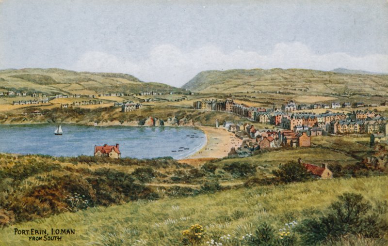 Port Erin，IO Man，来自南方 作者 阿尔弗雷德·罗伯特·昆顿