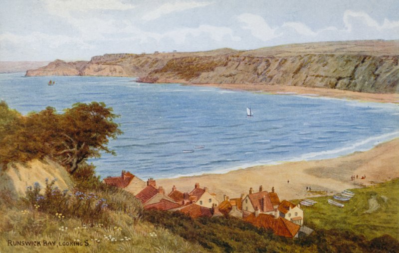 Runswick Bay，看S 作者 阿尔弗雷德·罗伯特·昆顿