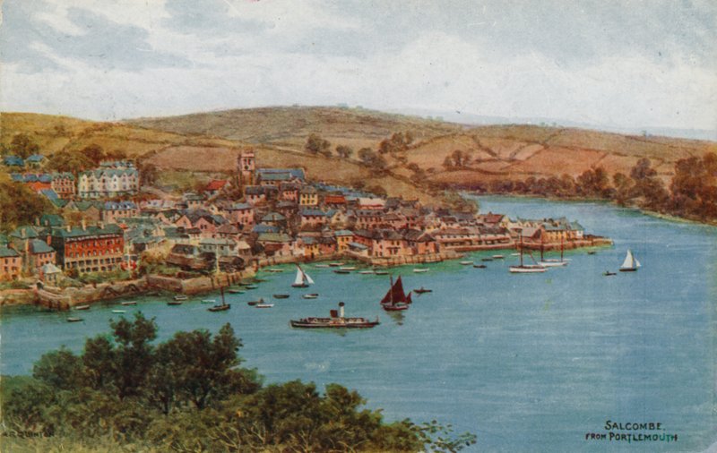 Salcombe，来自Portlemouth 作者 阿尔弗雷德·罗伯特·昆顿