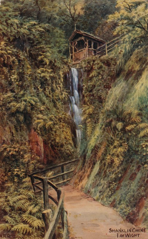 Shanklin Chine，怀特岛 作者 阿尔弗雷德·罗伯特·昆顿