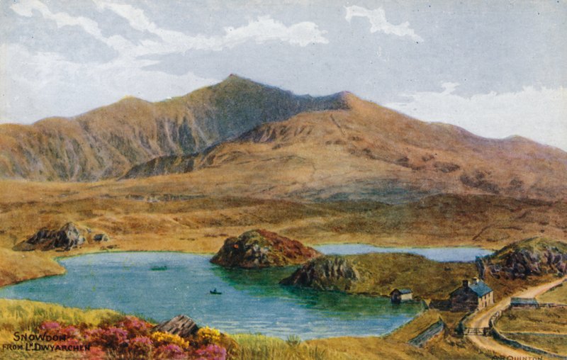 来自Ln的Snowdon。 Dwyarchen 作者 阿尔弗雷德·罗伯特·昆顿
