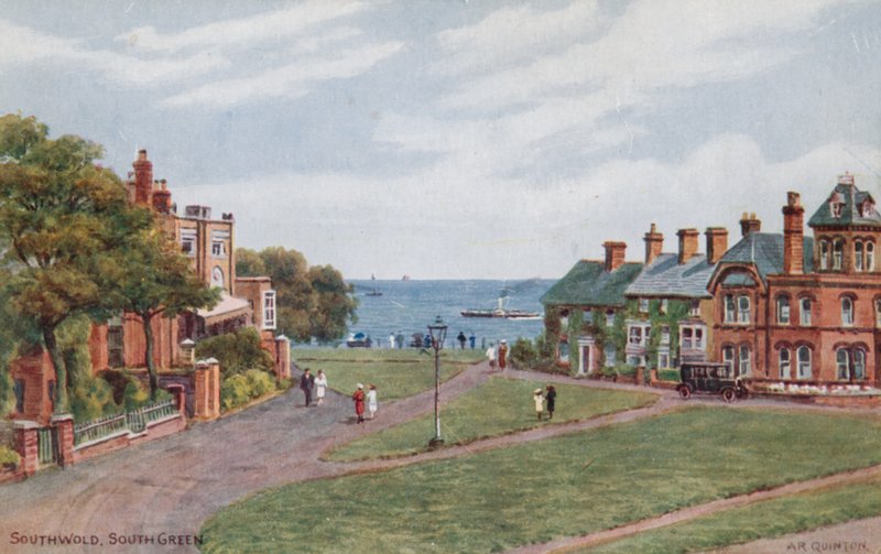 Southwold，South Green 作者 阿尔弗雷德·罗伯特·昆顿