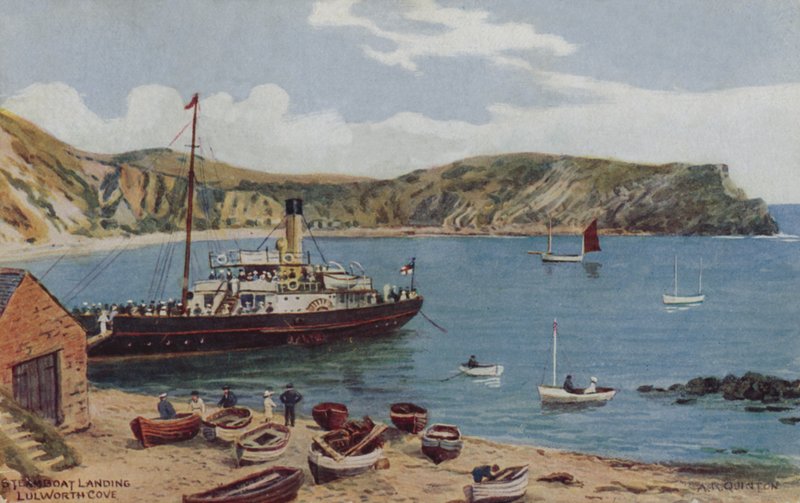 Steiloat Landing，Lulworth Cove 作者 阿尔弗雷德·罗伯特·昆顿