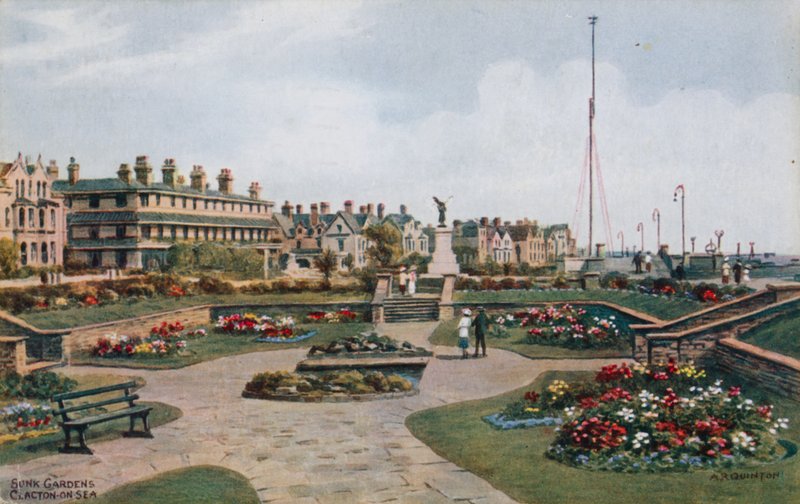 Sunk Gardens，Clacton-on-Sea 作者 阿尔弗雷德·罗伯特·昆顿