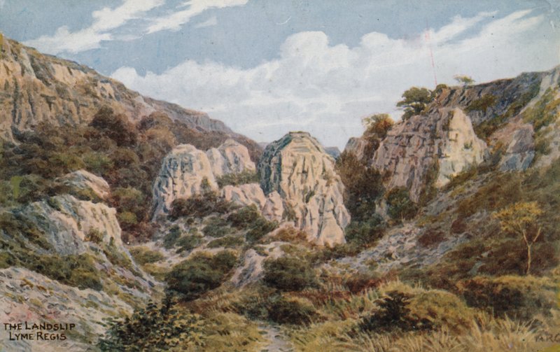 Landslip，莱姆里吉斯 作者 阿尔弗雷德·罗伯特·昆顿