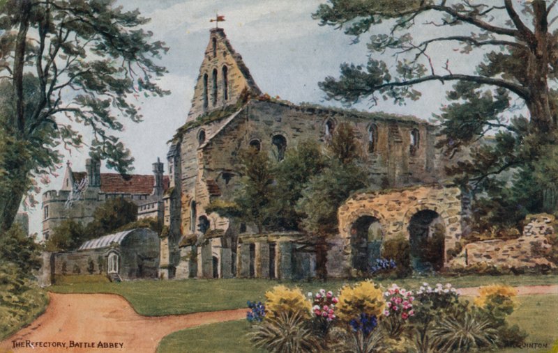 The Refectory，Battle Abbey 作者 阿尔弗雷德·罗伯特·昆顿