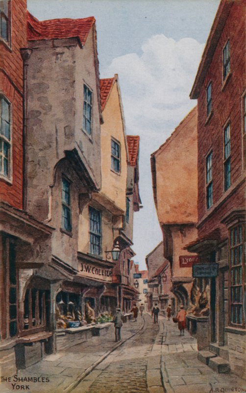 The Shambles，约克 作者 阿尔弗雷德·罗伯特·昆顿