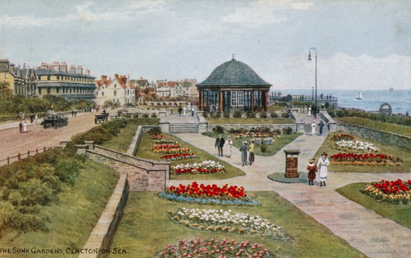 Sunk Gardens，Clacton-on-Sea 作者 阿尔弗雷德·罗伯特·昆顿