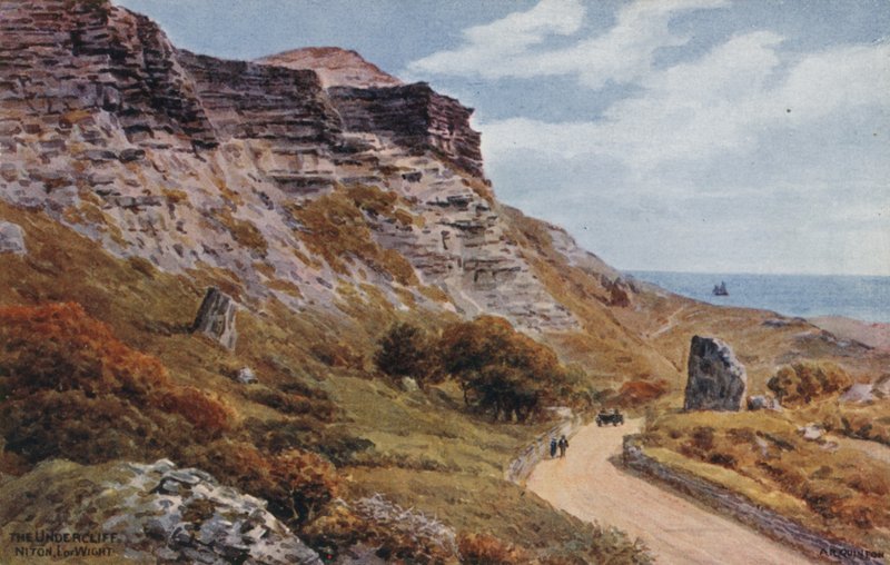 Undercliff，Niton，I of Wight 作者 阿尔弗雷德·罗伯特·昆顿