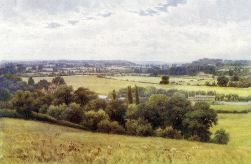 来自Hennerton的Vale of Shiplake 作者 阿尔弗雷德·罗伯特·昆顿