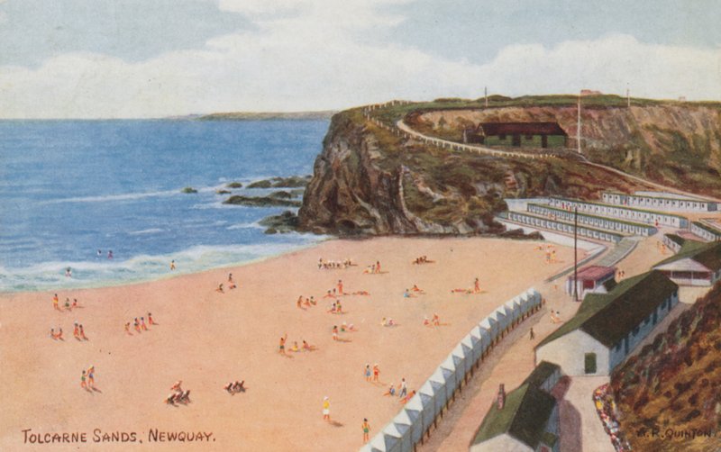 Tolcarne Sands，Newquay 作者 阿尔弗雷德·罗伯特·昆顿