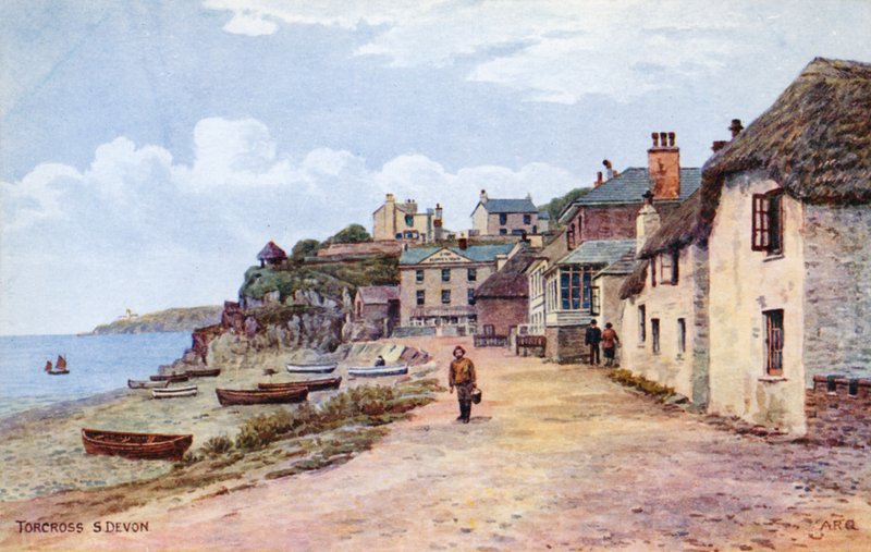 Torcross，S Devon 作者 阿尔弗雷德·罗伯特·昆顿