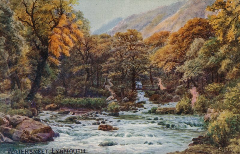 Watersmeet，林茅斯 作者 阿尔弗雷德·罗伯特·昆顿