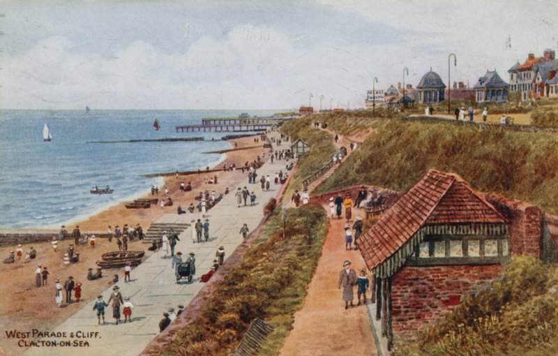West Parade und Cliff，Clacton-on-Sea 作者 阿尔弗雷德·罗伯特·昆顿
