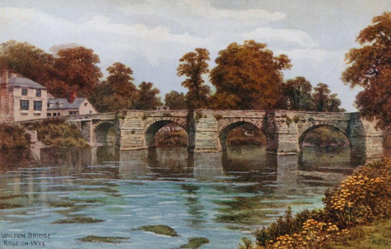 Wilton Bridge，Ross-on-Wye 作者 阿尔弗雷德·罗伯特·昆顿