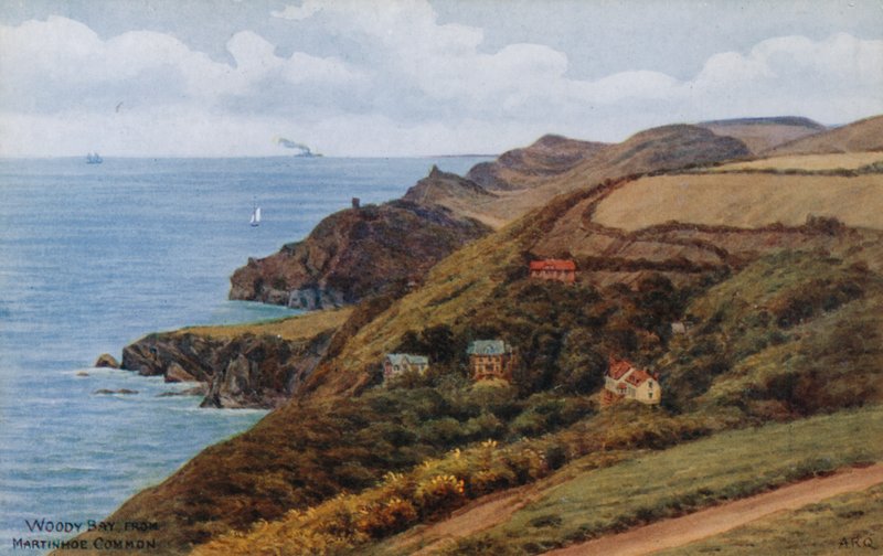 Woody Bay，来自Martinhoe Common 作者 阿尔弗雷德·罗伯特·昆顿
