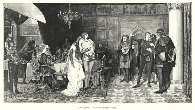 Troubadors (litho) 作者 阿尔弗雷德·塞弗特