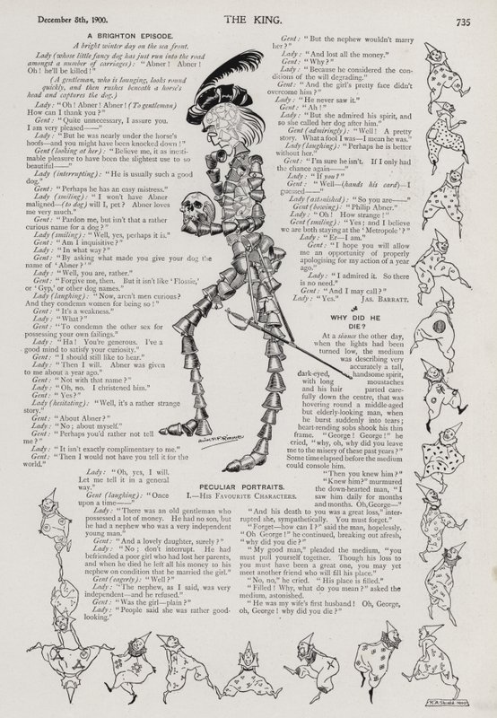 奇特肖像：由铃铛组成的哈姆雷特（版画） 作者 阿里克·彭罗斯·福布斯·里奇