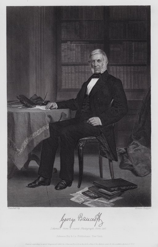 George Bancroft (engraving) 作者 阿隆佐（后）查佩尔
