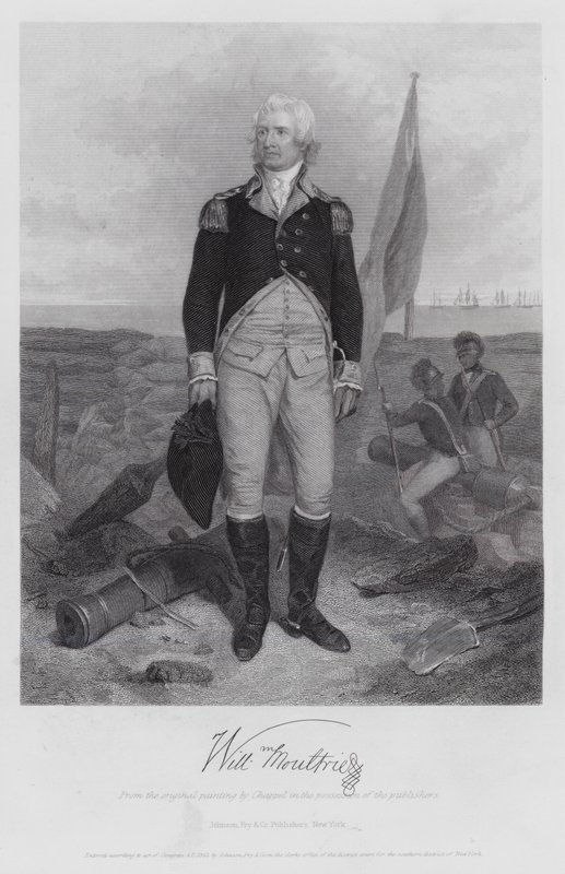 William Moultrie（雕刻）。 作者 阿隆佐（后）查佩尔