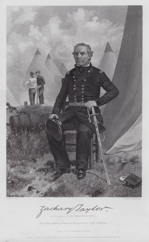 Zachary Taylor (engraving) 作者 阿隆佐（后）查佩尔
