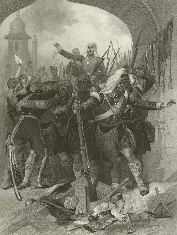 1857年亨利哈夫洛克爵士对拉克瑙的救济 作者 阿隆佐·查佩尔