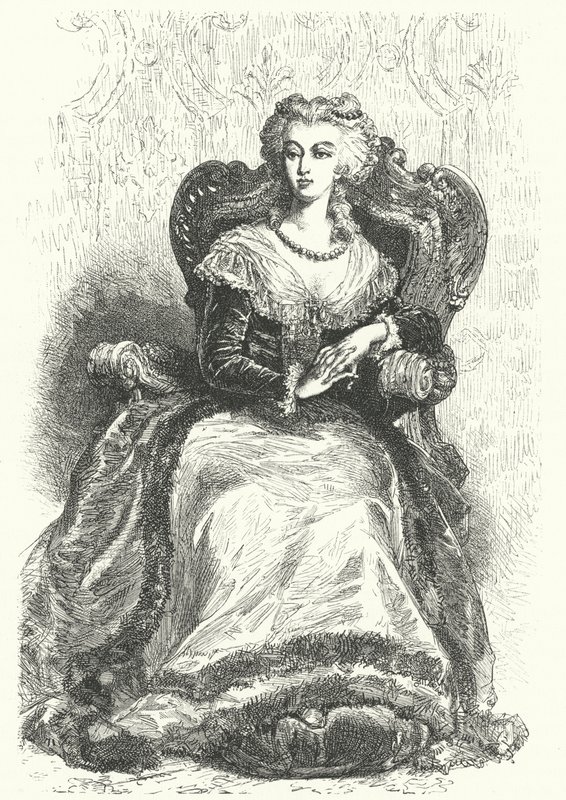 Marie Antoinette，法国路易十六女王陛下 作者 诺伊维尔之后的阿方斯·玛丽·德