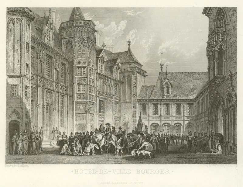 Hotel-de-Ville Bourges 作者 阿方斯·玛丽·德·诺伊维尔
