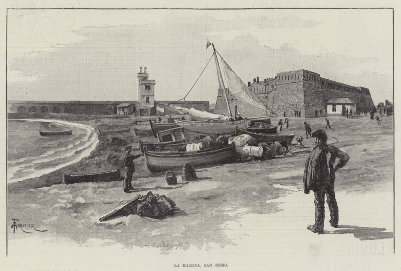 La Marina，San Remo 作者 阿梅迪·福雷斯蒂尔