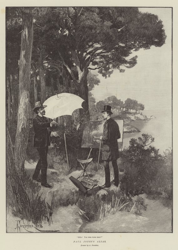 Paul Jones的别名，David Christie Murray 作者 阿梅迪·福雷斯蒂尔