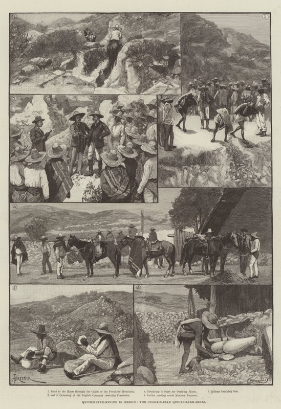 Quicksilver-Mining in Mexico，Guadalcazar Quicksilver-Mines 作者 阿梅迪·福雷斯蒂尔