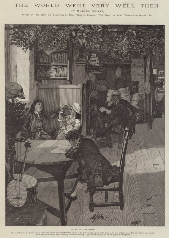 世界非常好然后，由Walter Besant 作者 阿梅迪·福雷斯蒂尔