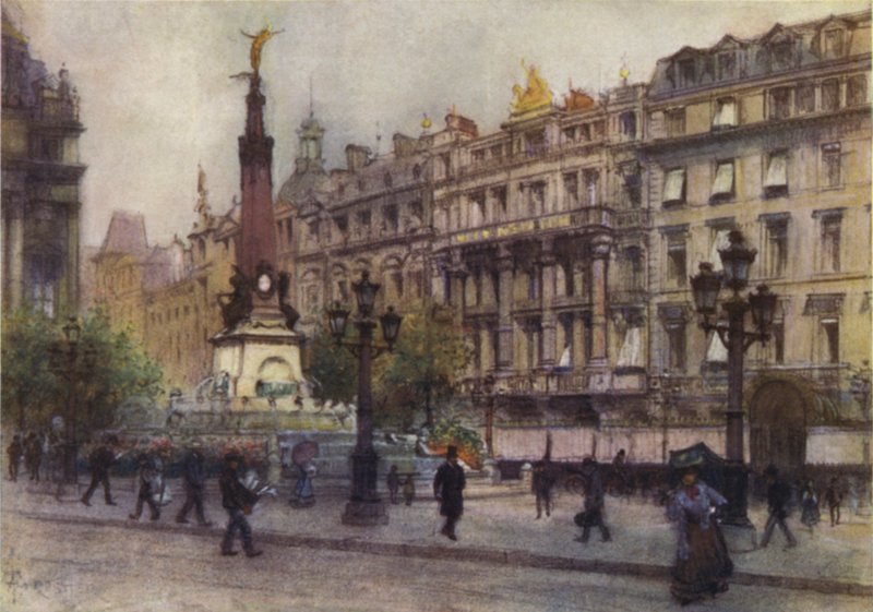 Place de Brouckere，布鲁塞尔 作者 在阿米迪·福里斯特
