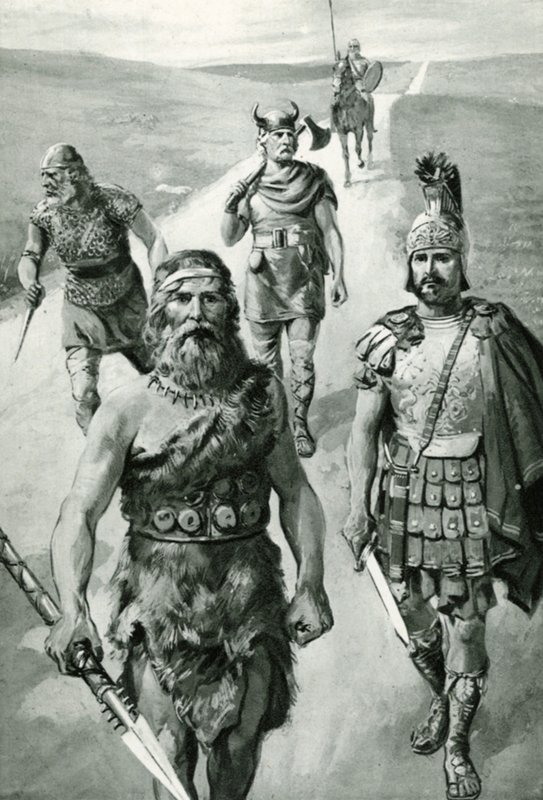 英格兰的道路：古代英国酋长，罗马士兵，撒克逊人，丹麦人和诺曼人 作者 阿梅迪·福雷斯蒂尔