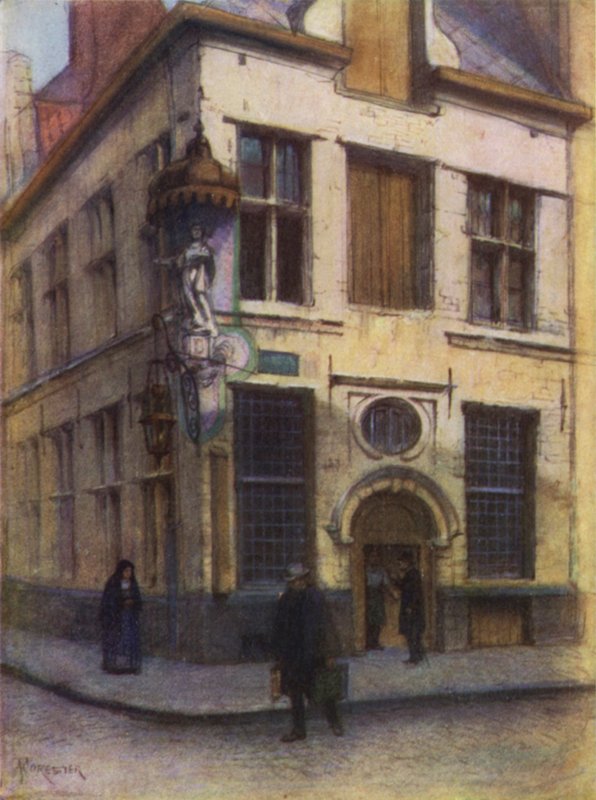 Rue de lEmpereur，安特卫普的老房子 作者 在阿米迪·福里斯特