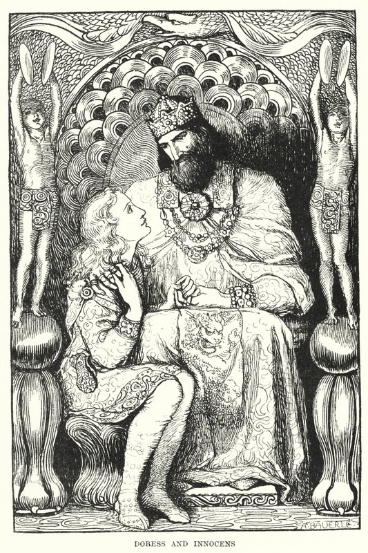 Doress和Innocens（雕版画 作者 Amelia M. (attr.to) Bowerley 或 Bauerle