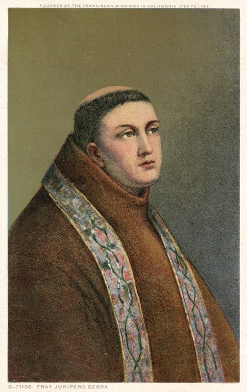 Fray Junipero Serra，1769年至1784年加利福尼亚州方济会使团的创始人 作者 美国学校