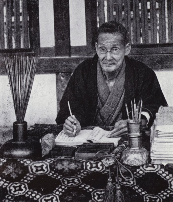 算命先生（黑白照片） 作者 美国摄影师（后）