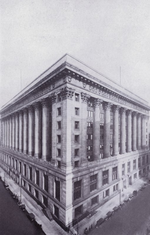 Chicago: City Hall and County Building (b/w photo) 作者 美国摄影师（后）