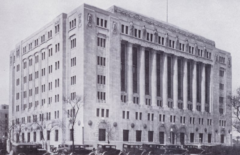 Chicago: Cook County Criminal Courthouse (b/w photo) 作者 美国摄影师（后）