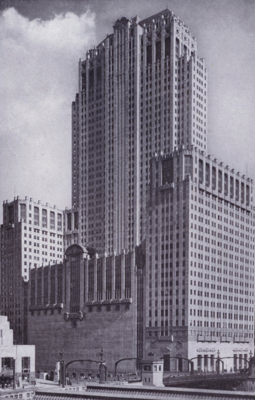 Chicago: The Civic Opera House (b/w photo) 作者 美国摄影师（后）