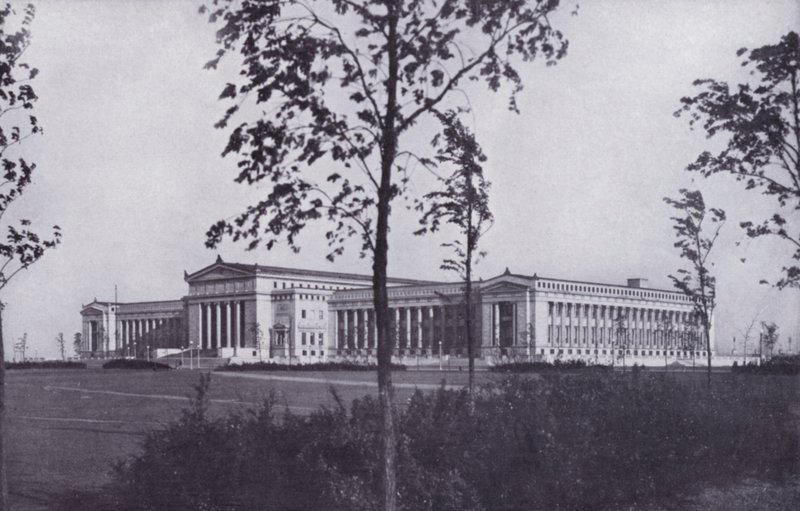 Chicago: The Field Museum (b/w photo) 作者 美国摄影师（后）