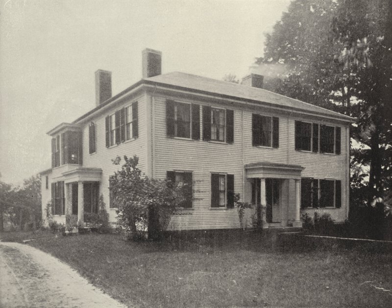 Old Emerson House, Concord, Massachusetts (b/w photo) 作者 美国摄影师（后）