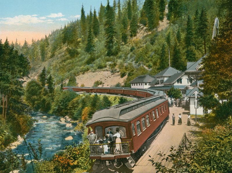 加利福尼亚州沙斯塔泉（Shasta Springs）（照片 作者 美国摄影师（后）