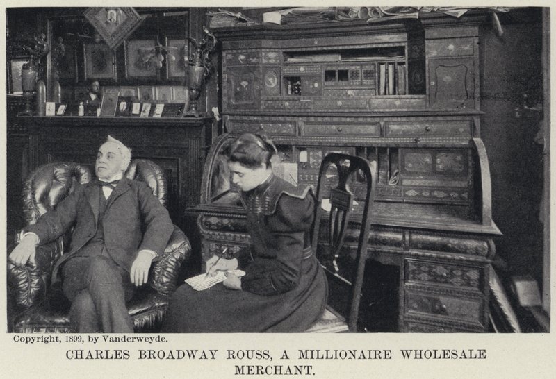 Charles Broadway Rouss, a Millionaire Wholesale Merchant (b/w photo) 作者 美国摄影师