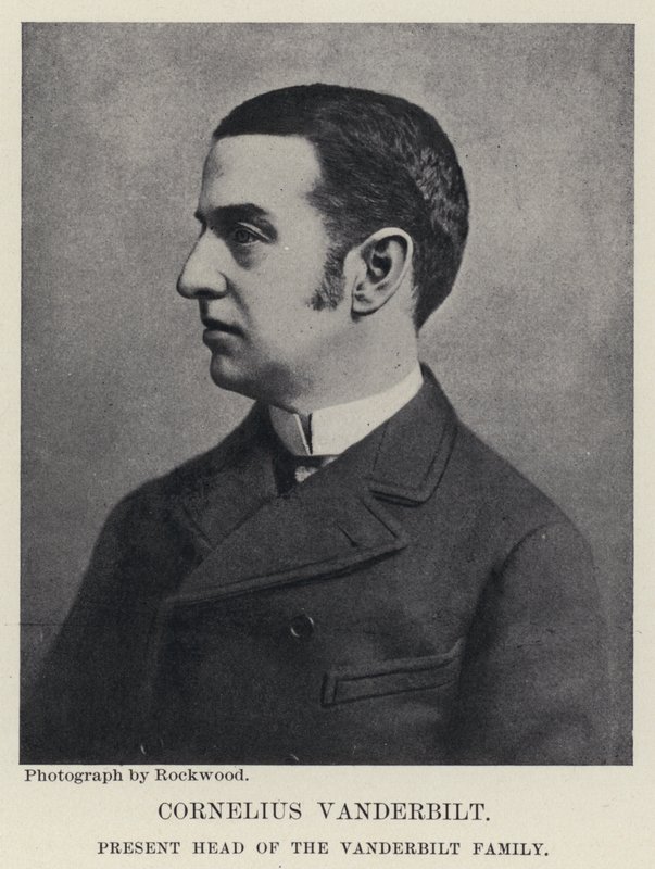Cornelius Vanderbilt (b/w photo) 作者 美国摄影师
