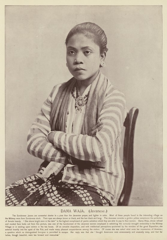 Dama Waja，爪哇人 作者 美国摄影师