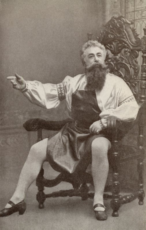 Emil Fischer，饰演 Hans Sachs，出演 "Die Meistersinger Von Nurnburg"（黑白照片） 作者 美国摄影师